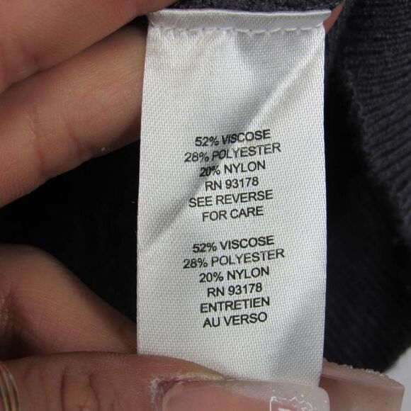 T Tahari Ottoman Ribbed Knit Button Front Cardigan - Picture 9 of 9